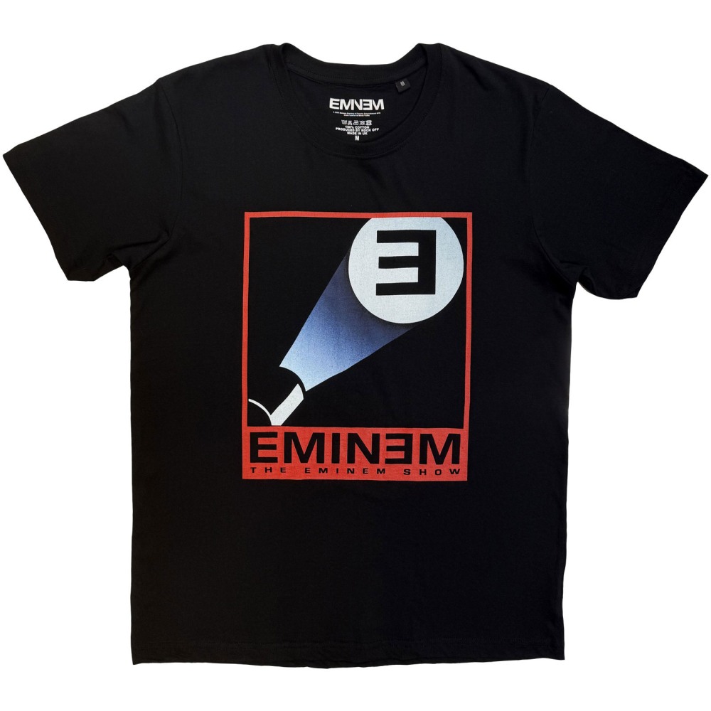 Eminem - E Light Heren Tshirt - Zwart